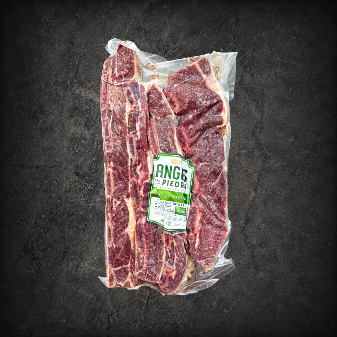 Asado 5 costillas (Grass Roots) - LAS PIEDRAS